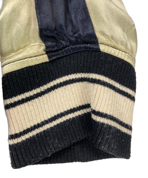 JUNK STAR（ジャンクスター）JUNK STAR (ジャンクスター) マリア&スカル刺繍リバーシブルスカジャン ブラック サイズ:Lの古着・服飾アイテム