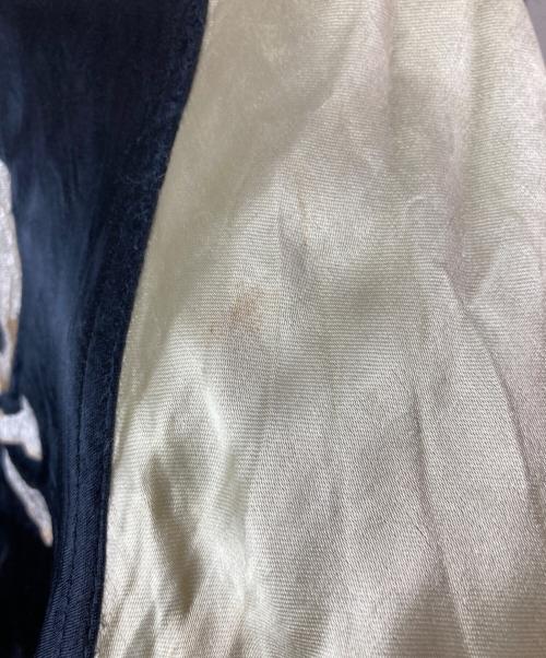 JUNK STAR（ジャンクスター）JUNK STAR (ジャンクスター) マリア&スカル刺繍リバーシブルスカジャン ブラック サイズ:Lの古着・服飾アイテム