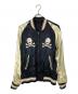 JUNK STAR（ジャンクスター）の古着「マリア&スカル刺繍リバーシブルスカジャン」｜ブラック
