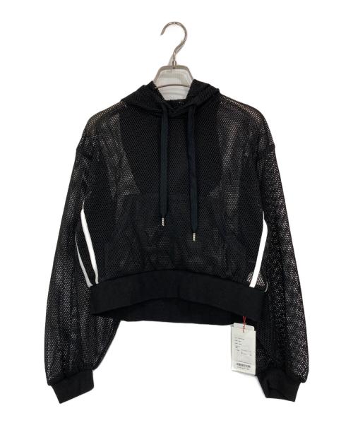 MAISON SPECIAL（メゾンスペシャル）MAISON SPECIAL (メゾンスペシャル) Mesh Short Hoodie ブラック サイズ:FREEの古着・服飾アイテム