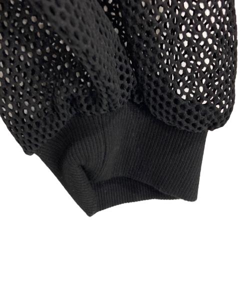 MAISON SPECIAL（メゾンスペシャル）MAISON SPECIAL (メゾンスペシャル) Mesh Short Hoodie ブラック サイズ:FREEの古着・服飾アイテム