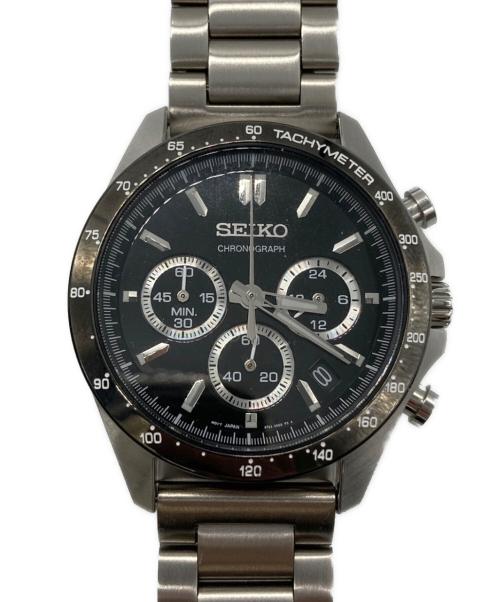 SEIKO（セイコー）SEIKO (セイコー) スピリットクロノグラフ ブラックの古着・服飾アイテム