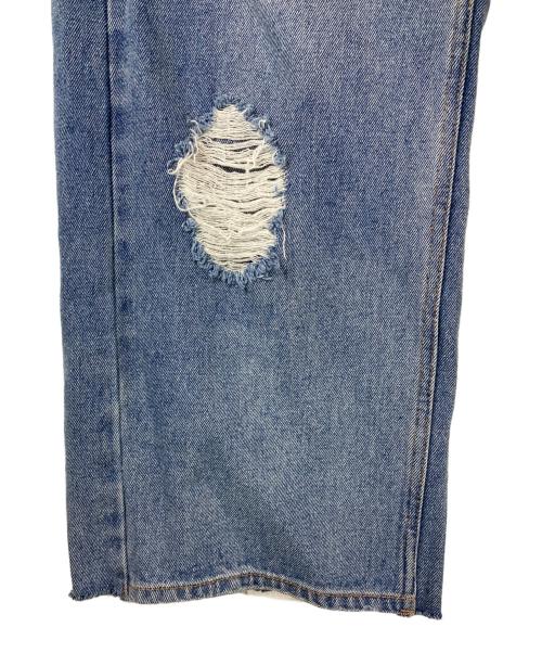 YENN（イエン）YENN (イエン) HIGH DAMAGED WIDE PT インディゴ サイズ:38の古着・服飾アイテム
