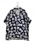 HUMAN MADEヒューマンメイド）の古着「GAUZE SHIRTS」｜ネイビー