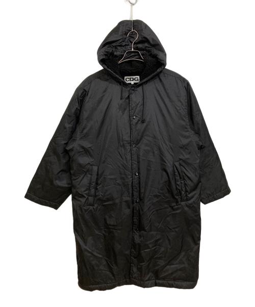 CDG（シーディージー）CDG (シーディージー) ボアライナーオーバーベンチコート ブラック サイズ:Ⅿの古着・服飾アイテム