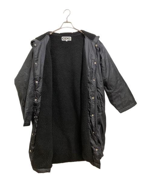 CDG（シーディージー）CDG (シーディージー) ボアライナーオーバーベンチコート ブラック サイズ:Ⅿの古着・服飾アイテム