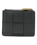 BOTTEGA VENETAボッテガベネタ）の古着「スモールカセット2つ折り財布」｜グレー