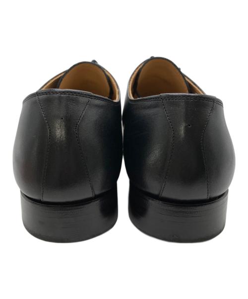 SCOTCH GRAIN（スコッチグレイン）SCOTCH GRAIN (スコッチグレイン) 外羽根プレーントゥシューズ ブラック サイズ:241/2の古着・服飾アイテム