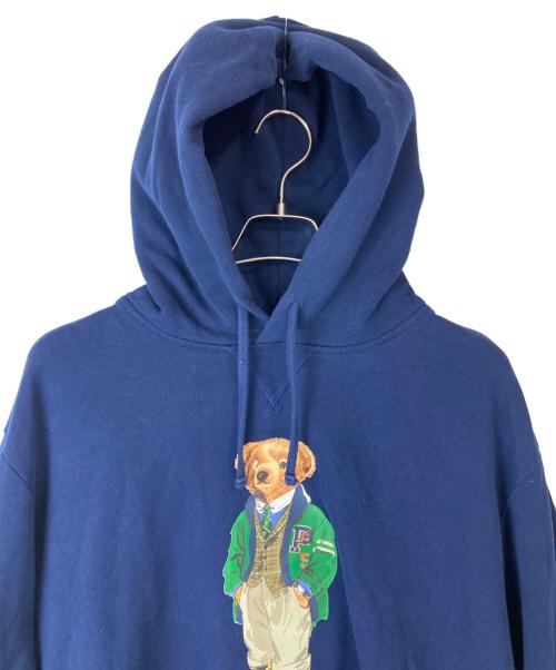 POLO RALPH LAUREN（ポロ・ラルフローレン）POLO RALPH LAUREN (ポロ・ラルフローレン) ポロベアパーカー ネイビー サイズ:XLの古着・服飾アイテム