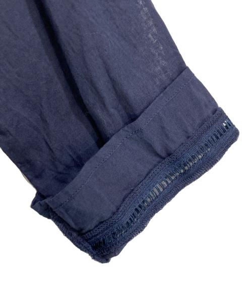 ne quittez pas（ヌキテパ）ne quittez pas (ヌキテパ) コットンボイル クロスオーバーフロントガウン ネイビー サイズ:FREEの古着・服飾アイテム