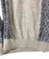 中古・古着 ISSEY MIYAKE MEN (イッセイミヤケメン) 異素材 ドッキング ニット グレー サイズ:3：15000円