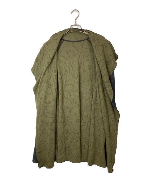 JURGEN LEHL（ヨーガンレール）JURGEN LEHL (ヨーガンレール) コットンジャガードカーディガン グレー サイズ:Ⅿの古着・服飾アイテム