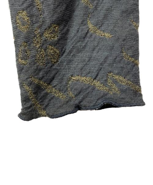 JURGEN LEHL（ヨーガンレール）JURGEN LEHL (ヨーガンレール) コットンジャガードカーディガン グレー サイズ:Ⅿの古着・服飾アイテム