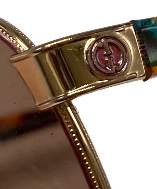 GUCCI（グッチ）GUCCI (グッチ) サングラス ゴールド×パープル サイズ:SIZE 52□19の古着・服飾アイテム