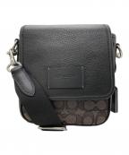 COACHコーチ）の古着「ルーカス クロスボディ シグネチャー」｜ブラック