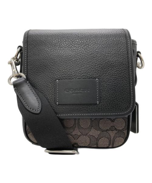 COACH（コーチ）COACH (コーチ) ルーカス クロスボディ シグネチャー ブラックの古着・服飾アイテム