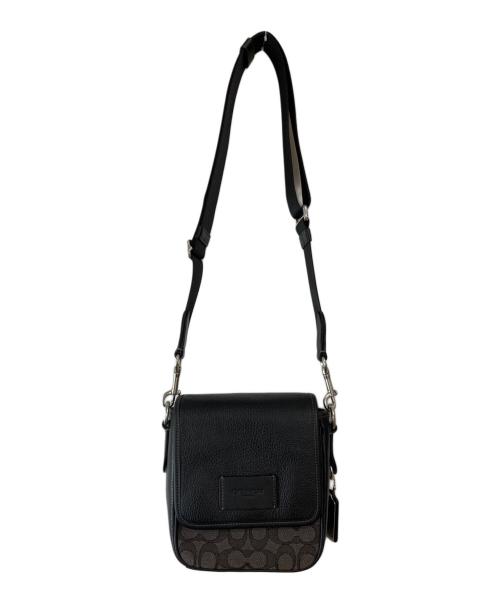 COACH（コーチ）COACH (コーチ) ルーカス クロスボディ シグネチャー ブラックの古着・服飾アイテム