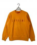 SUPREMEシュプリーム）の古着「クルーネックスウェット」｜オレンジ