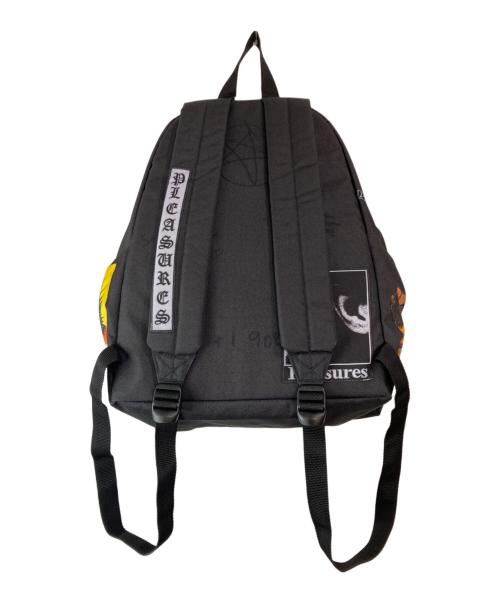 EASTPAK（イーストパック）EASTPAK (イーストパック) PLEASURES (プレジャーズ) バックパック ブラックの古着・服飾アイテム