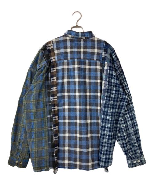 Rebuild by Needles（リビルドバイニードルス）Rebuild by Needles (リビルドバイニードルス) 7 Cuts Shirt ブルー サイズ:不明の古着・服飾アイテム