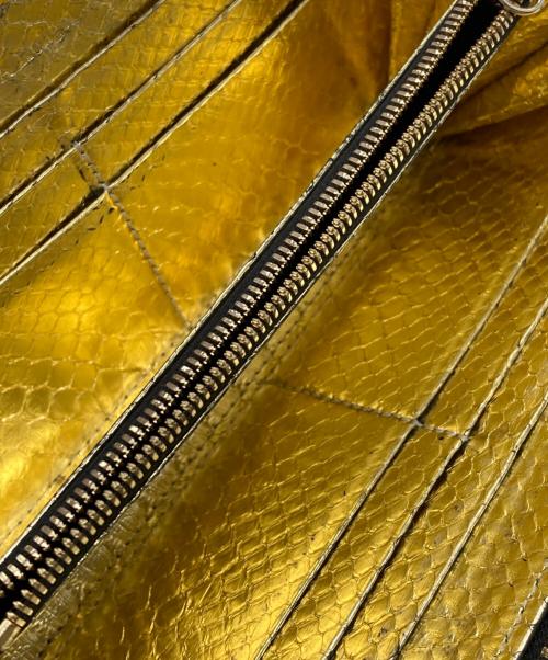 ikeda kohgei（イケダコウゲイ）IKEDA KOHGEI (イケダコウゲイ) 長財布 ゴールドの古着・服飾アイテム