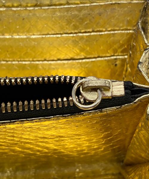 ikeda kohgei（イケダコウゲイ）IKEDA KOHGEI (イケダコウゲイ) 長財布 ゴールドの古着・服飾アイテム