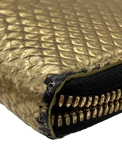 ikeda kohgei（イケダコウゲイ）IKEDA KOHGEI (イケダコウゲイ) 長財布 ゴールドの古着・服飾アイテム