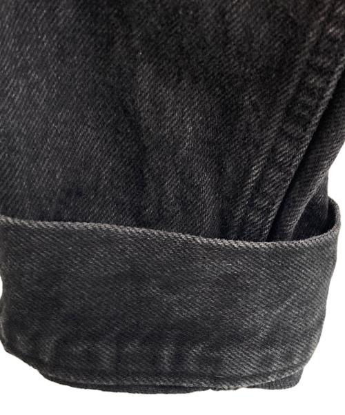 AP STUDIO（エーピーストゥディオ）AP STUDIO (エーピーストゥディオ) ブラックオーバーサイズデニムジャケット ブラック サイズ:FREEの古着・服飾アイテム