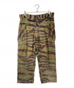 ヴィンテージパンツヴィンテージパンツ）の古着「タイガーカモカーゴパンツ」｜グリーン