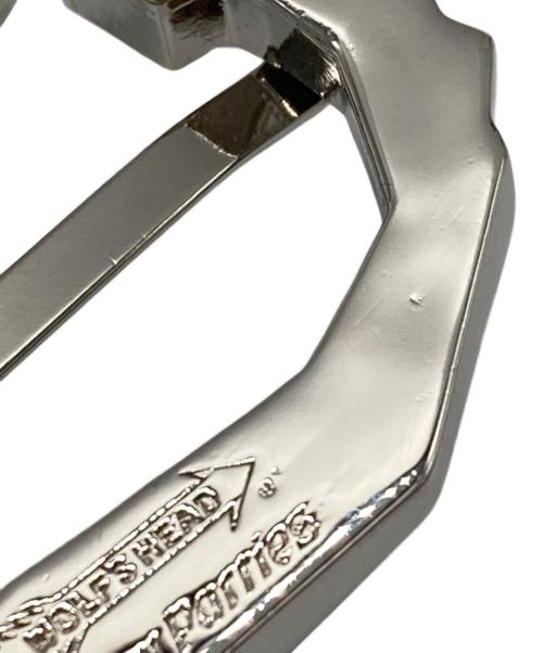 WACKO MARIA（ワコマリア）WACKO MARIA (ワコマリア) WOLFS HEAD (ウルフズヘッド) PYTHON LEATHER BELT イエロー サイズ:36の古着・服飾アイテム