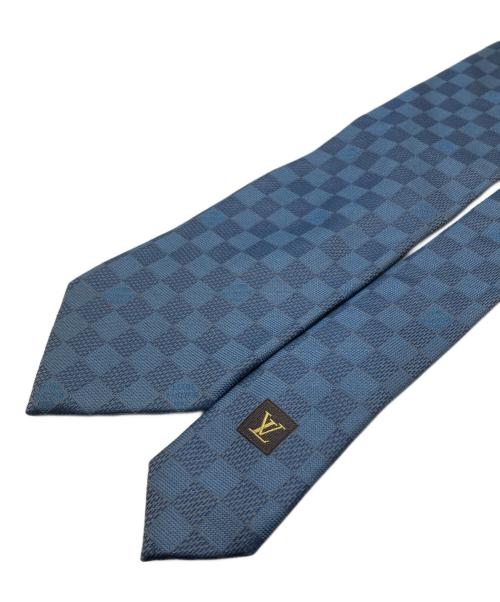 LOUIS VUITTON（ルイ ヴィトン）LOUIS VUITTON (ルイ ヴィトン) シルクネクタイ ブルー サイズ:不明の古着・服飾アイテム