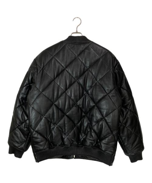 SUPREME（シュプリーム）Supreme (シュプリーム) Quilted Leather Work Jacket ブラック サイズ:XLの古着・服飾アイテム