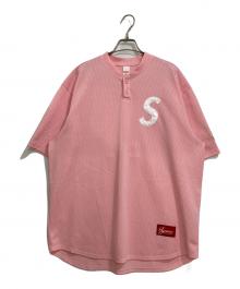 SUPREME（シュプリーム）の古着「25SS S Logo Baseball Henley」｜ピンク