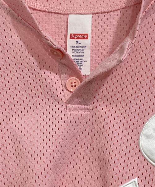 SUPREME（シュプリーム）Supreme (シュプリーム) 25SS S Logo Baseball Henley ピンク サイズ:XLの古着・服飾アイテム