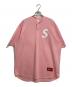 Supreme（シュプリーム）の古着「25SS S Logo Baseball Henley」｜ピンク