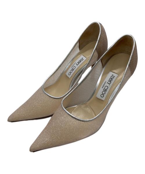 JIMMY CHOO（ジミーチュウ）JIMMY CHOO (ジミーチュウ) ヒールパンプス ベージュ サイズ:36の古着・服飾アイテム