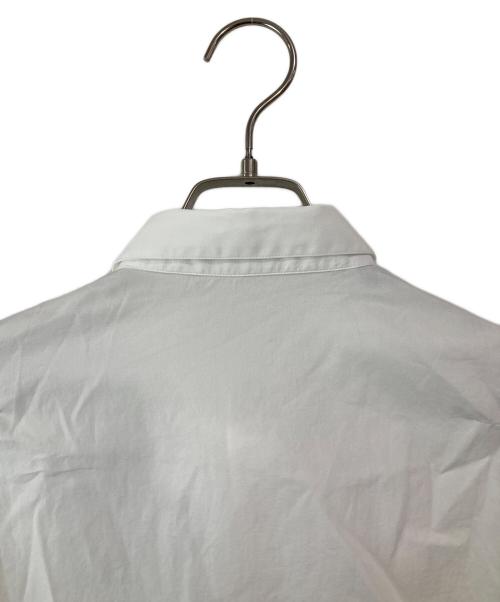 DIOR HOMME（ディオール オム）Dior Homme (ディオール オム) CDロゴメタルスナップボタンシャツ ホワイト サイズ:40の古着・服飾アイテム