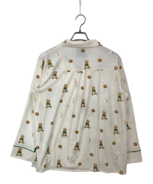 gelato pique（ジェラートピケ）gelato pique (ジェラートピケ) STARBUCKS COFFEE (スターバックスコーヒー) ベア柄カットソーシャツ アイボリー サイズ:FREE 未使用品の古着・服飾アイテム