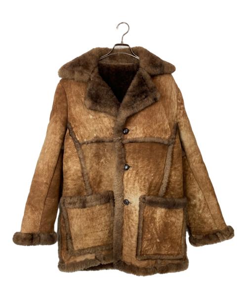 Schott（ショット）Schott (ショット) SHEEP SKIN COAT ムートンコート ブラウン サイズ:40の古着・服飾アイテム