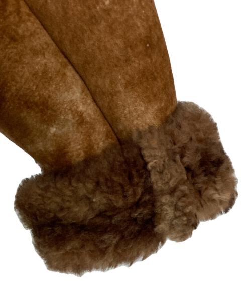 Schott（ショット）Schott (ショット) SHEEP SKIN COAT ムートンコート ブラウン サイズ:40の古着・服飾アイテム