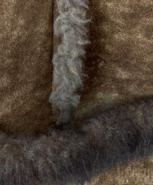 Schott（ショット）Schott (ショット) SHEEP SKIN COAT ムートンコート ブラウン サイズ:40の古着・服飾アイテム