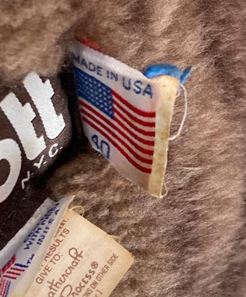 Schott（ショット）Schott (ショット) SHEEP SKIN COAT ムートンコート ブラウン サイズ:40の古着・服飾アイテム