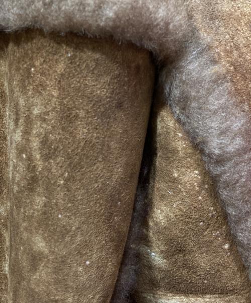 Schott（ショット）Schott (ショット) SHEEP SKIN COAT ムートンコート ブラウン サイズ:40の古着・服飾アイテム