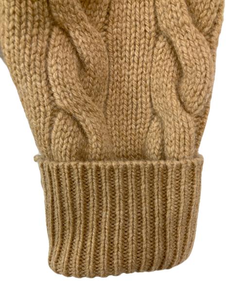 POLO RALPH LAUREN（ポロ・ラルフローレン）POLO RALPH LAUREN (ポロ・ラルフローレン) カシミヤ混ケーブルニットカーディガン ブラウン サイズ:Ⅿ 未使用品の古着・服飾アイテム