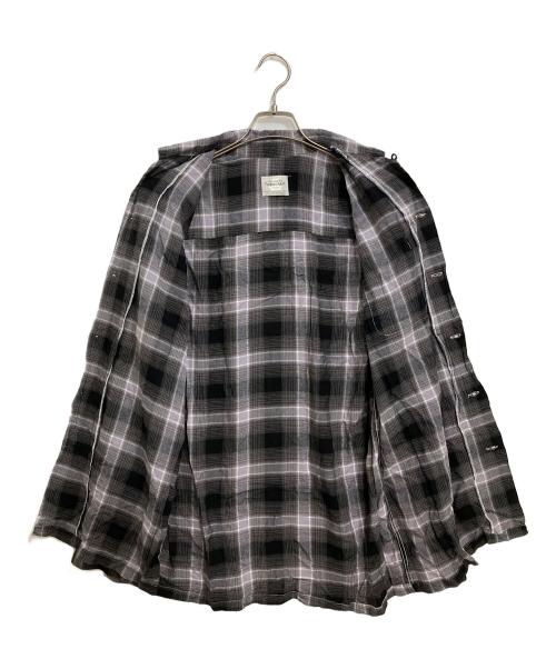 TOWN CRAFT（タウンクラフト）TOWN CRAFT (タウンクラフト) オンブレチェックシャツ ブラック×グレー サイズ:-の古着・服飾アイテム