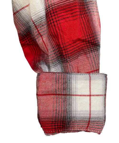 TOWN CRAFT（タウンクラフト）TOWN CRAFT (タウンクラフト) オンブレチェックシャツ レッド サイズ:FREEの古着・服飾アイテム