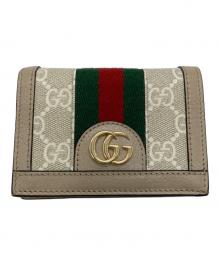 GUCCI（グッチ）の古着「GG カードケース ウォレット」｜ベージュ