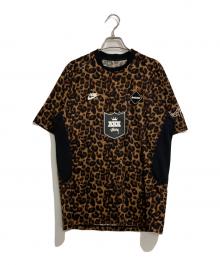 F.C.R.B.×stussy×NIKE（エフシーレアルブリストル×ステューシー×ナイキ）の古着「LEOPARD GAME SHIRT」｜ブラウン