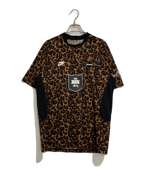 F.C.R.B.（エフシーレアルブリストル）F.C.R.B. (エフシーレアルブリストル) stussy (ステューシー) NIKE (ナイキ) LEOPARD GAME SHIRT ブラウン サイズ:Mの古着・服飾アイテム