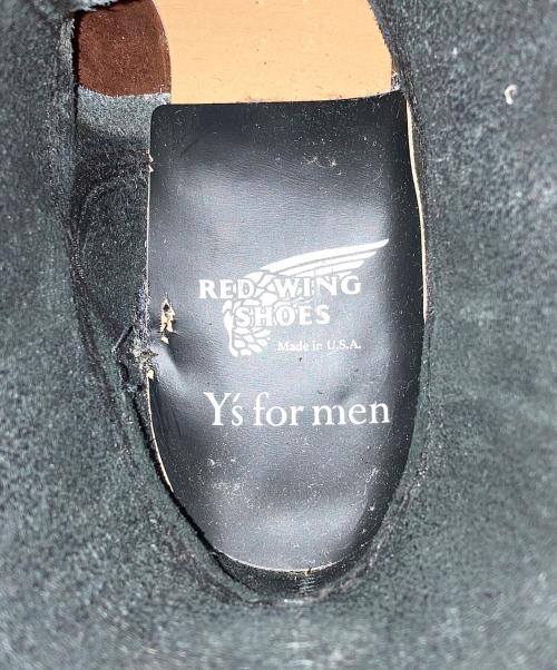 RED WING（レッドウィング）RED WING (レッドウィング) Y's for men (ワイズフォーメン) 別注エンジニアブーツ ブラック サイズ:8Dの古着・服飾アイテム
